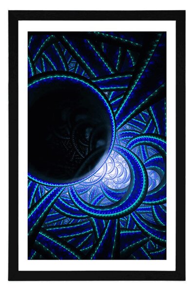 Poster cu passepartout modele misterioase