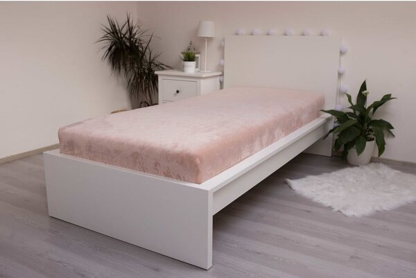 Cearceaf maro din micropluș cu elastic 90x200 cm – Jerry Fabrics