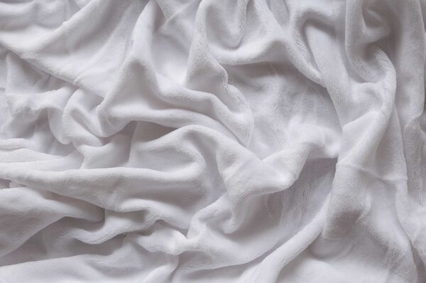 Cearceaf alb din micropluș cu elastic 90x200 cm – Jerry Fabrics