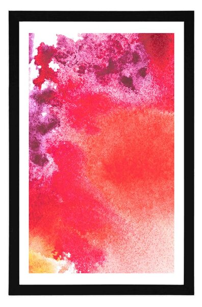 Poster cu passepartout pictură abstractă