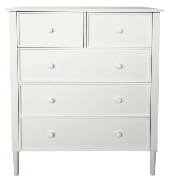 Comoda TEANA, alb, 80x40x95 cm
