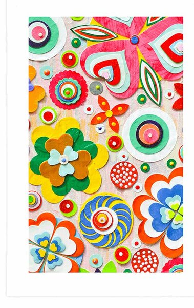 Poster abstracția florilor