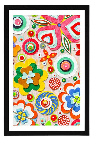 Poster abstracția florilor