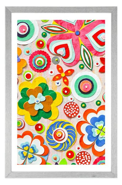Poster abstracția florilor