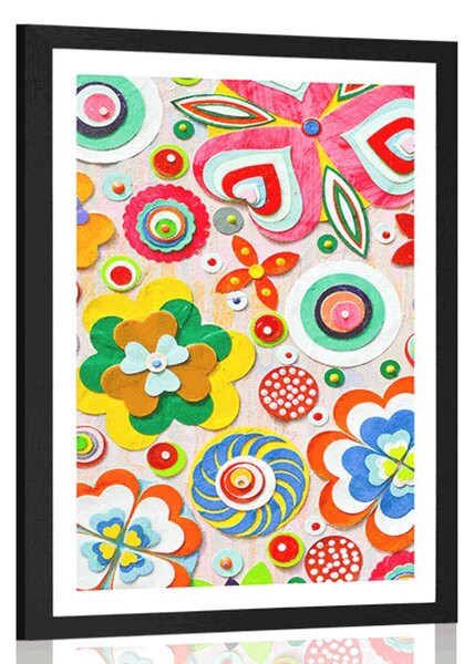 Poster abstracția florilor