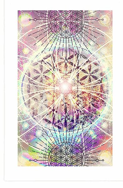 Poster cu passepartout Mandala în design interesant