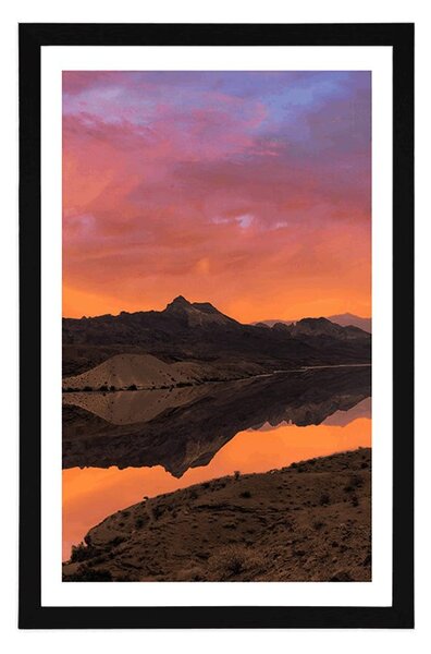 Poster cu passepartout peisaj încântător