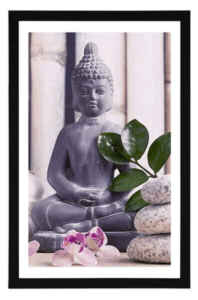Poster cu passepartout Buddha wellness