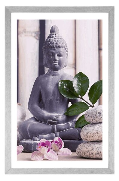 Poster cu passepartout Buddha wellness