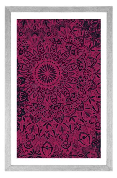 Poster cu passepartout Mandala elegantă