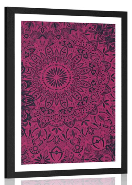 Poster cu passepartout Mandala elegantă