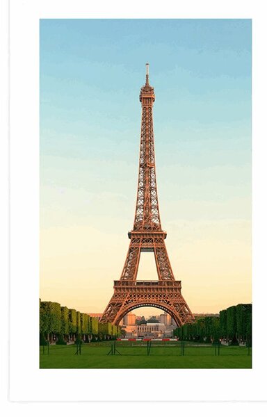 Poster cu passepartout reper al Parisului