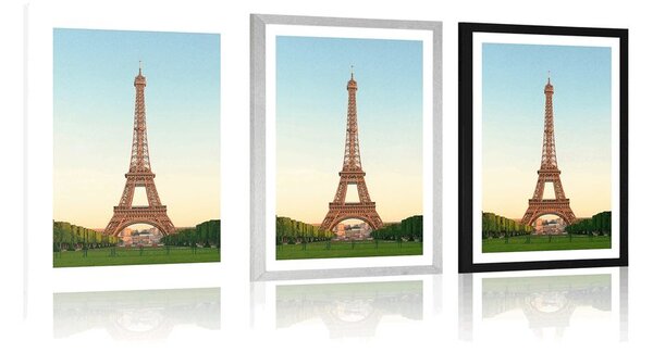 Poster cu passepartout reper al Parisului