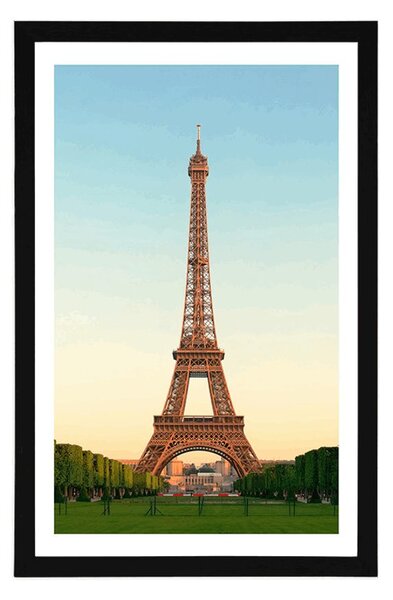 Poster cu passepartout reper al Parisului
