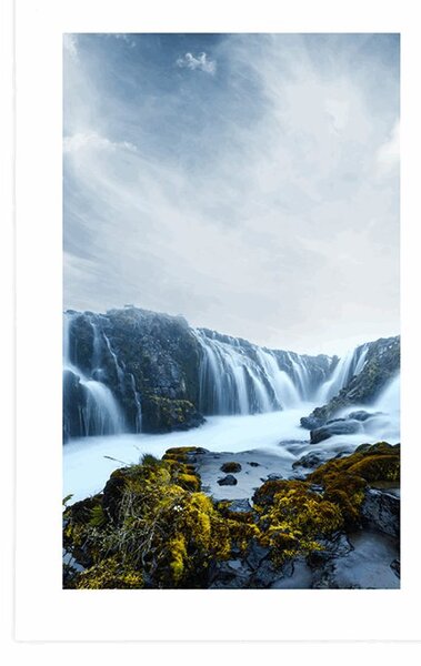 Poster cu passepartout cascade nobile
