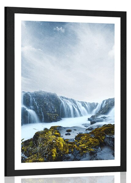 Poster cu passepartout cascade nobile