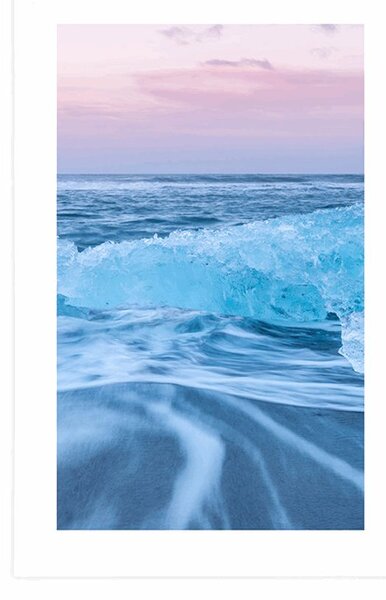 Poster cu passepartout ocean de gheață
