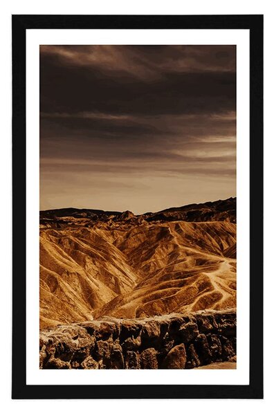 Poster cu passepartout parcul Național Death Valley în America