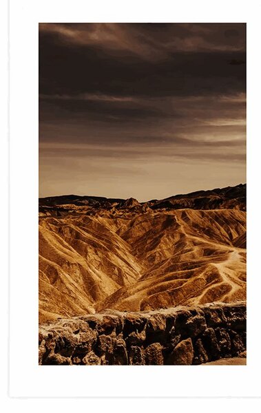 Poster cu passepartout parcul Național Death Valley în America