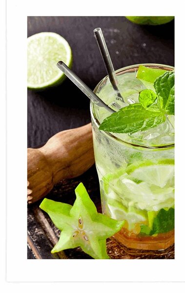 Poster cu passepartout Mojito delicios