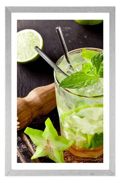 Poster cu passepartout Mojito delicios