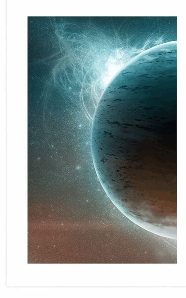 Poster cu passepartout universul infinit