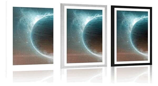 Poster cu passepartout universul infinit