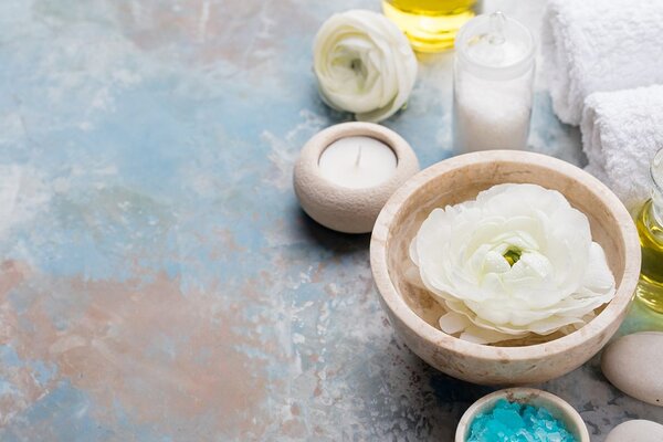 Fototapet spa natura moartă