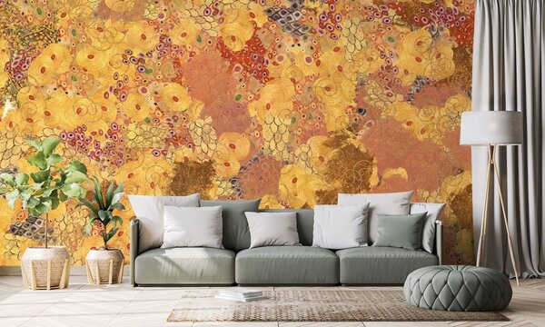Tapet abstracție în stilul lui G. Klimt