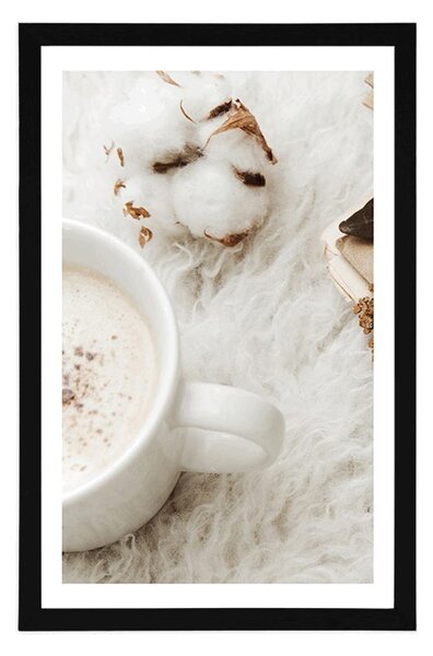 Poster cu passepartout cafea de dimineață