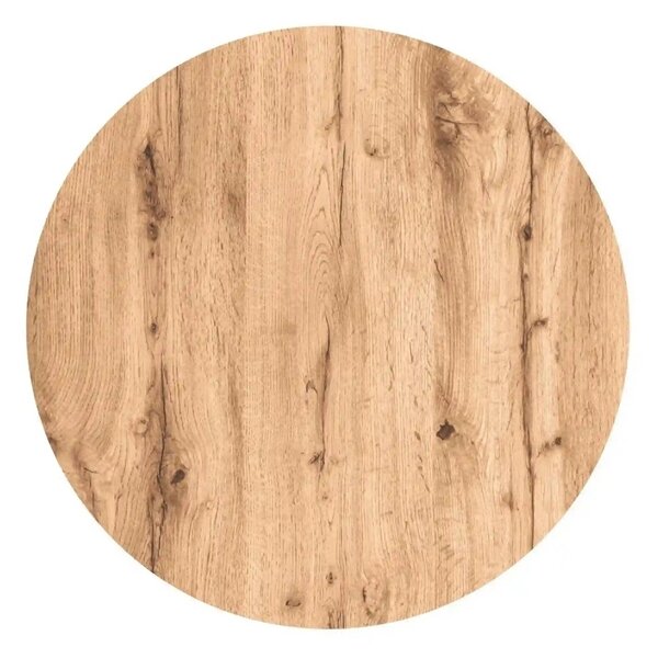 Masuta cafea EOS E, stejar artisan/negru mat, 45x55 cm