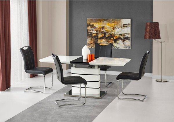 Masa extensibila NORD, alb, 140/180x80x76 cm