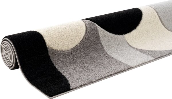 Covor Pautz negru/gri 80/150 cm
