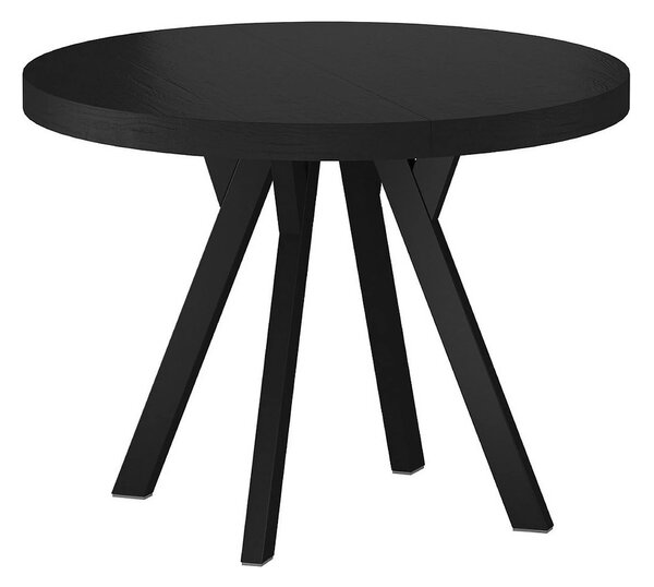Masa extensibila DOMINGO, negru, 100/250x100x76 cm