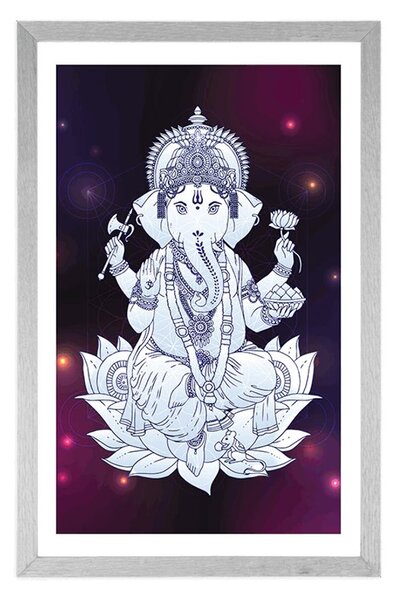 Poster cu passepartout Ganesha budhistic