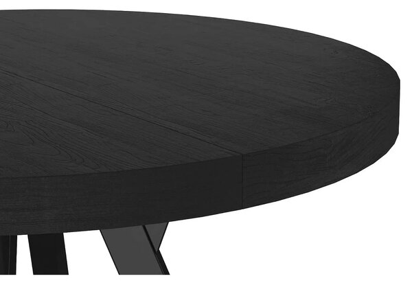 Masa extensibila DOMINGO, negru, 100/250x100x76 cm