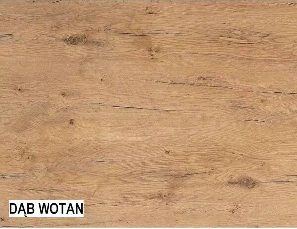 Masa extensibila EXEL, stejar wotan/argintiu, PAL laminat, 140/180x85x