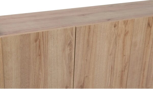 Comoda PEKIN, stejar, PAL melaminat, 150x40x76 cm