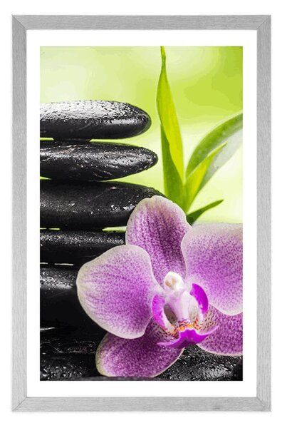 Poster cu passepartout compoziție Zen meditativă