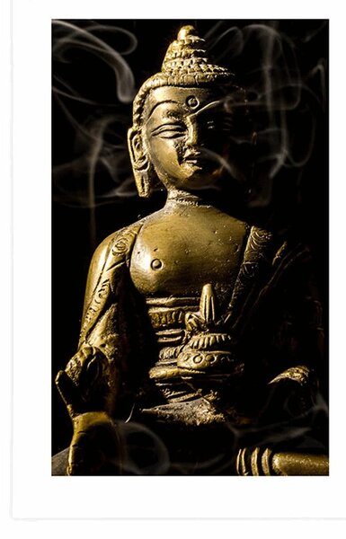 Poster cu passepartout statuie lui Buddha