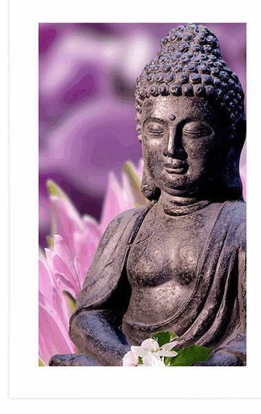 Poster cu passepartout Buddha pașnic