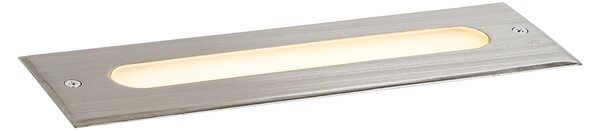 Set de 4 spoturi moderne de sol din oțel 30 cm, inclusiv LED IP65 - Eline