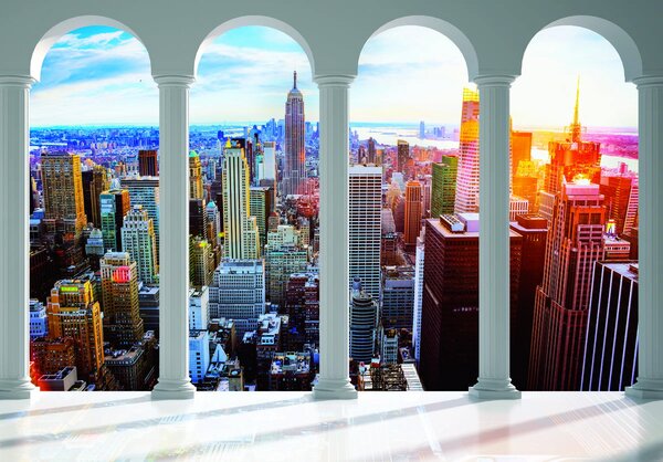 Fototapet - Privire srpe New York City (254x184 cm)