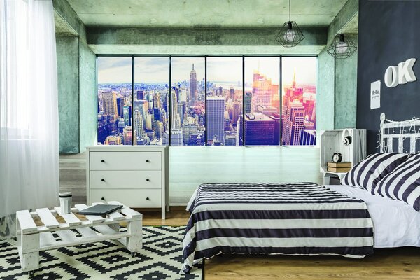 Fototapet - Privire spre New York City (152,5x104 cm)