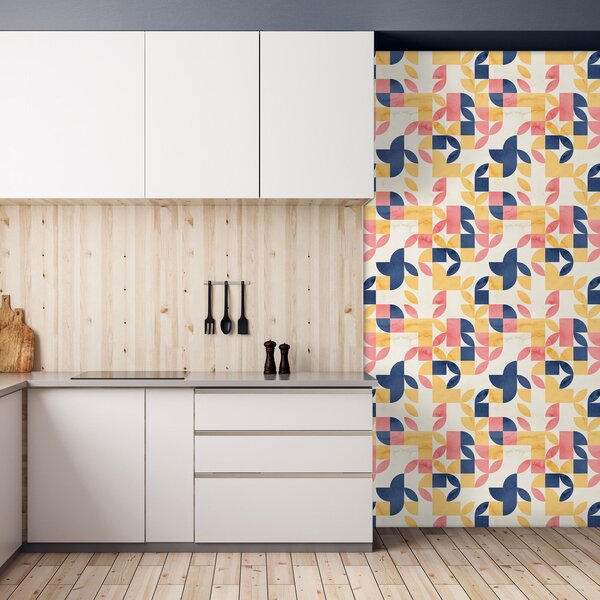 Tapet - model geometric retro