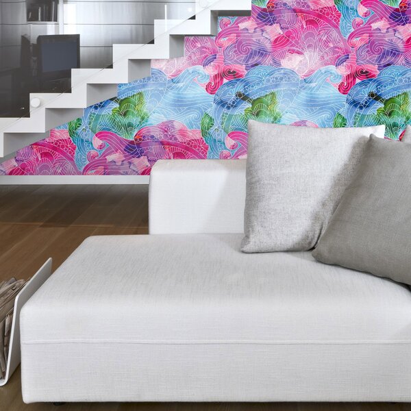 Tapet - decor colorat