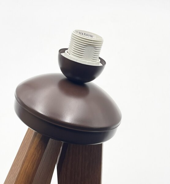 Lampadar AIDA 1xE27/15W/230V stejar/crem