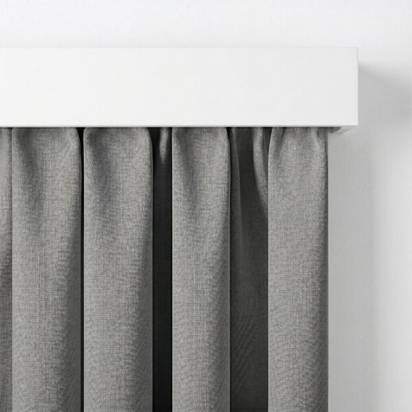 Draperie Blackout cu rejansa Gri 140x244 cm – Opacitate 90%