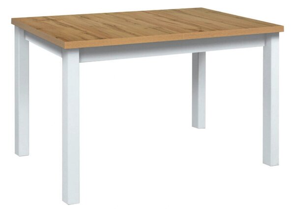 Masa extensibila MAX 5, stejar wotan/alb, PAL/lemn de fag, 120/150x80x