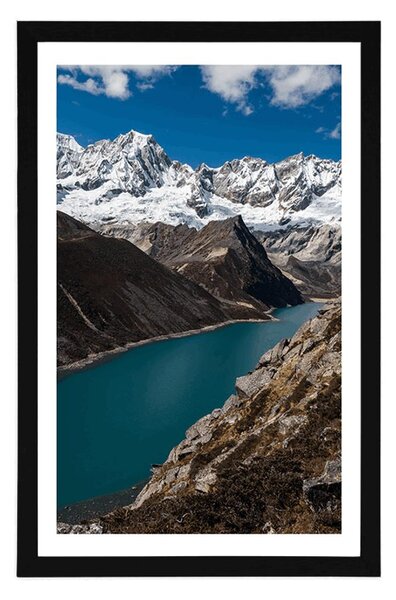 Poster cu passepartout parcul național Patagonia în Argentina